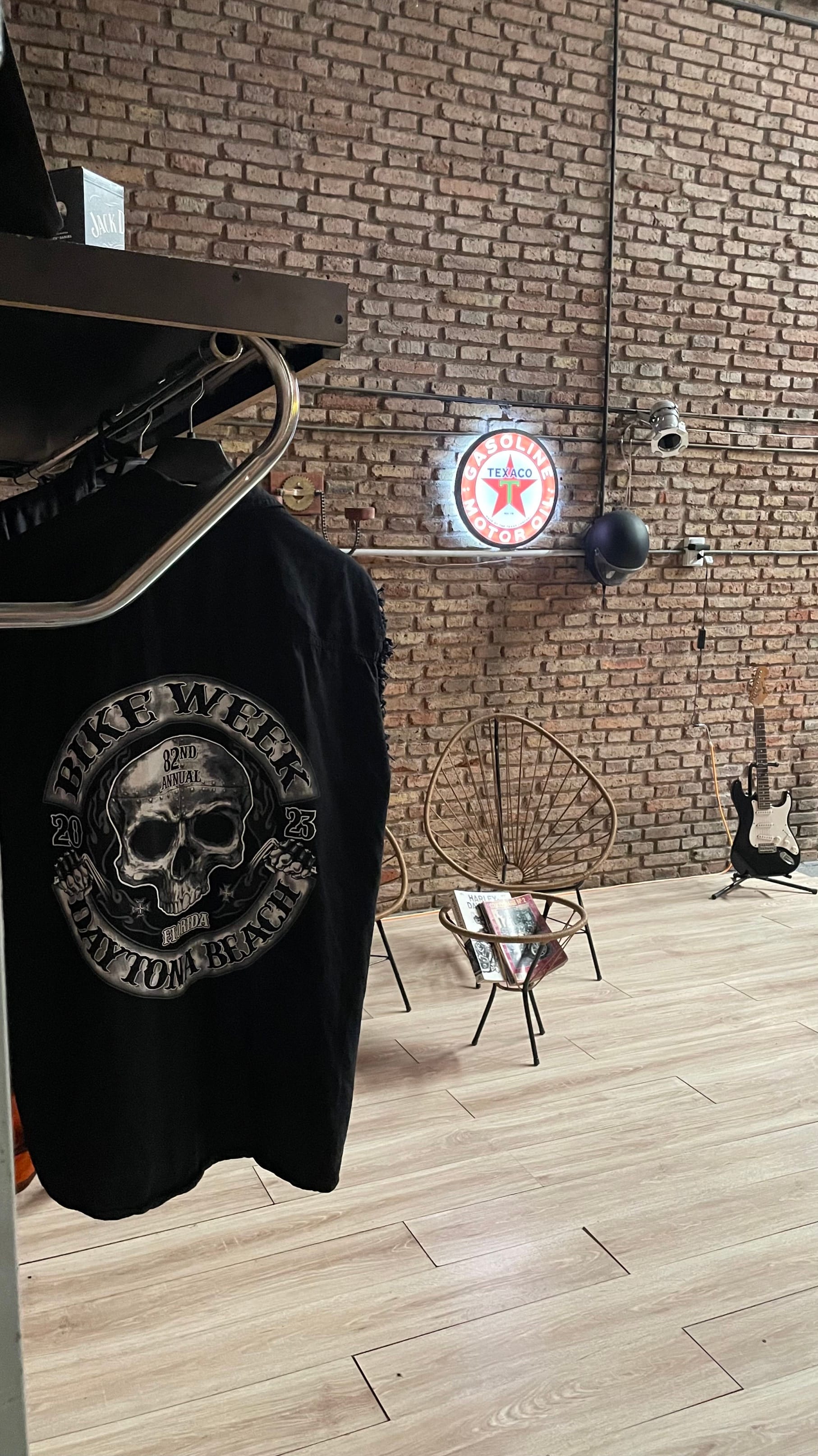 Ambiente vintage del showroom