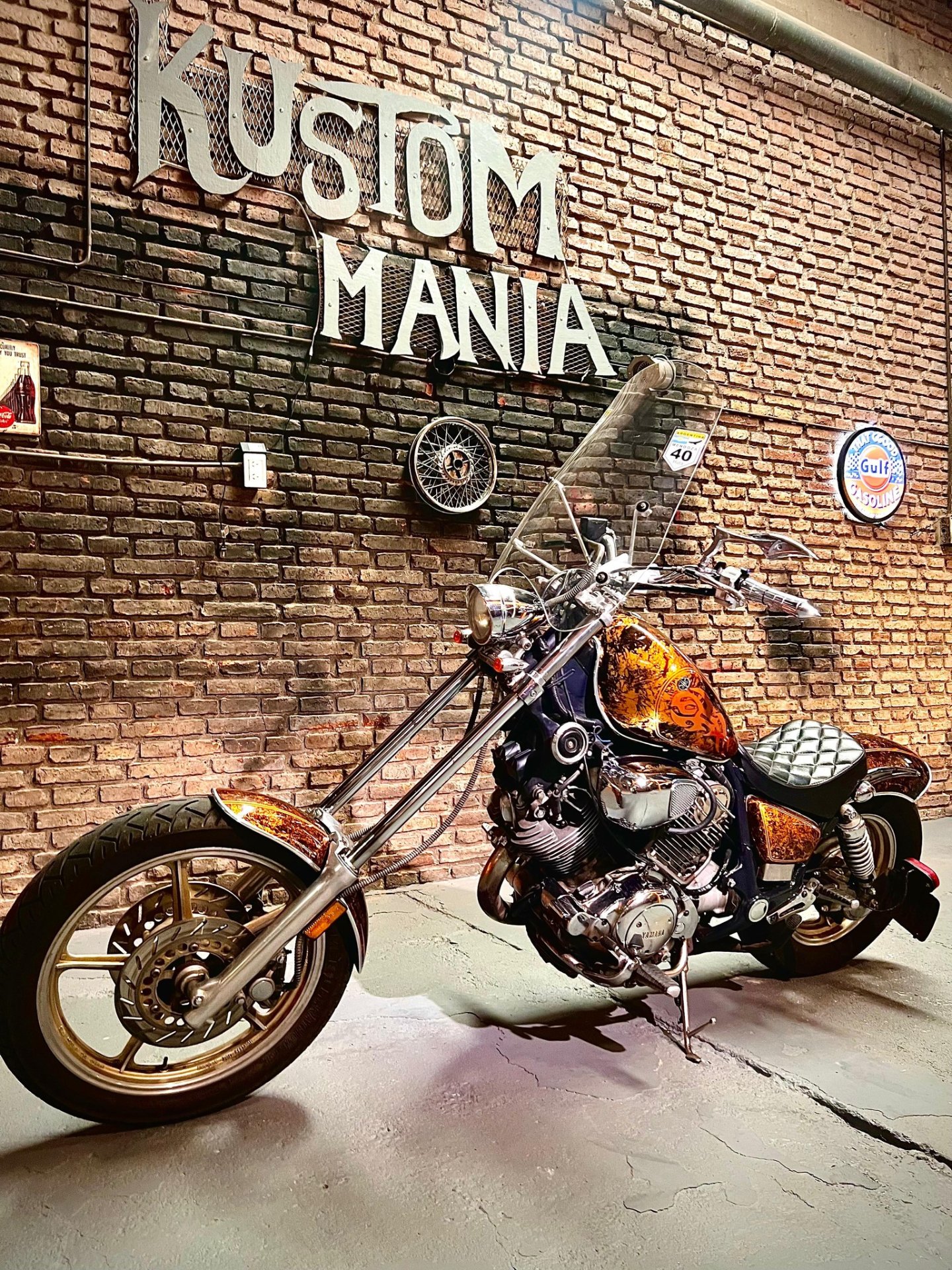 Yamaha Virago 750 /90 chopper - Imagen 1